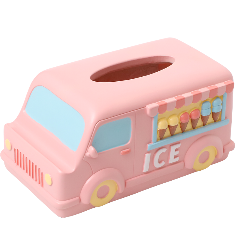 甜品巴士纸巾盒